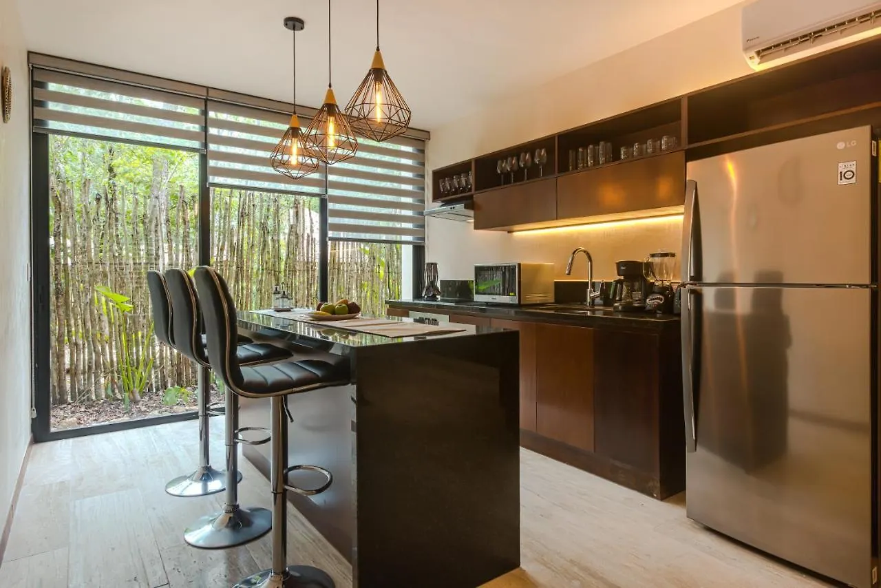 Beautiful Bungalos Luxury Apartment By Lockey In Gated Community At Aldea Zama Tulum
