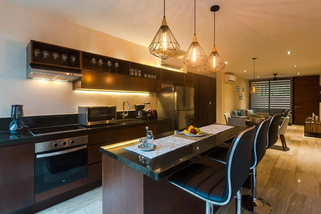 Beautiful Bungalos Luxury Apartment By Lockey In Gated Community At Aldea Zama Tulum
