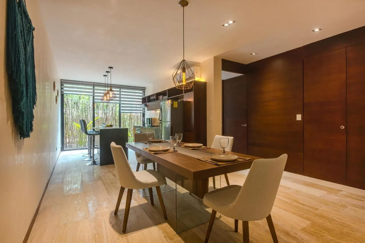 Beautiful Bungalos Luxury Apartment By Lockey In Gated Community At Aldea Zama Tulum