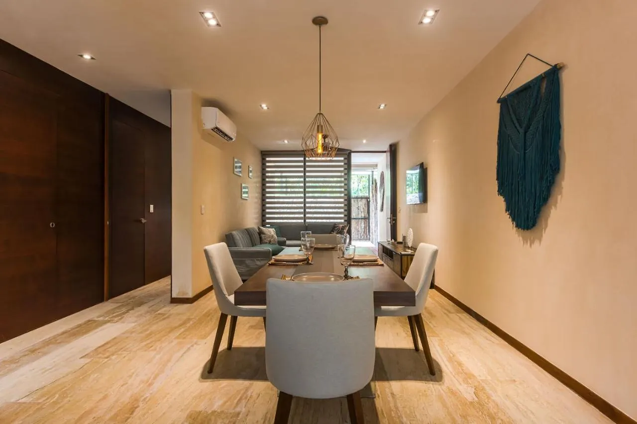Beautiful Bungalos Luxury Apartment By Lockey In Gated Community At Aldea Zama Tulum